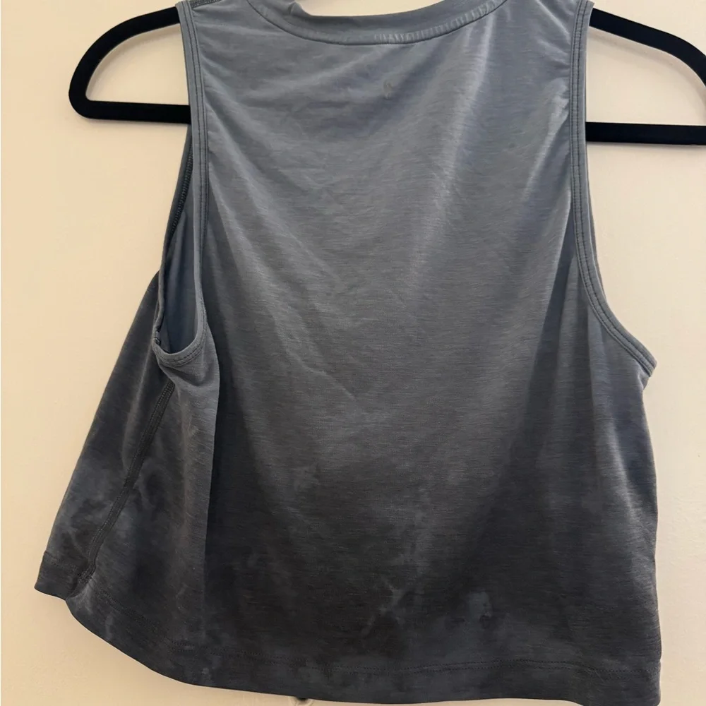 NOBULL Women's Blue Tie-Dyed Muscle Tank - Picture 2 of 3